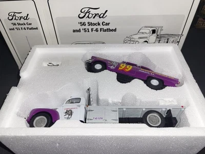 First Gear Limited Edition 1956 Stock Car & 1951 Ford Truck Set 1:34 - Image 1 of 4