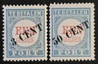 NETHERLANDS 1906 Mint NH Postage Due Complete Set NVPH #P27-P28 CV €800
