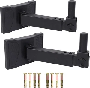 HD-339 Heavy Duty Speaker Wall Mount,Hold up to 100lbs,Speaker Black - Picture 1 of 6