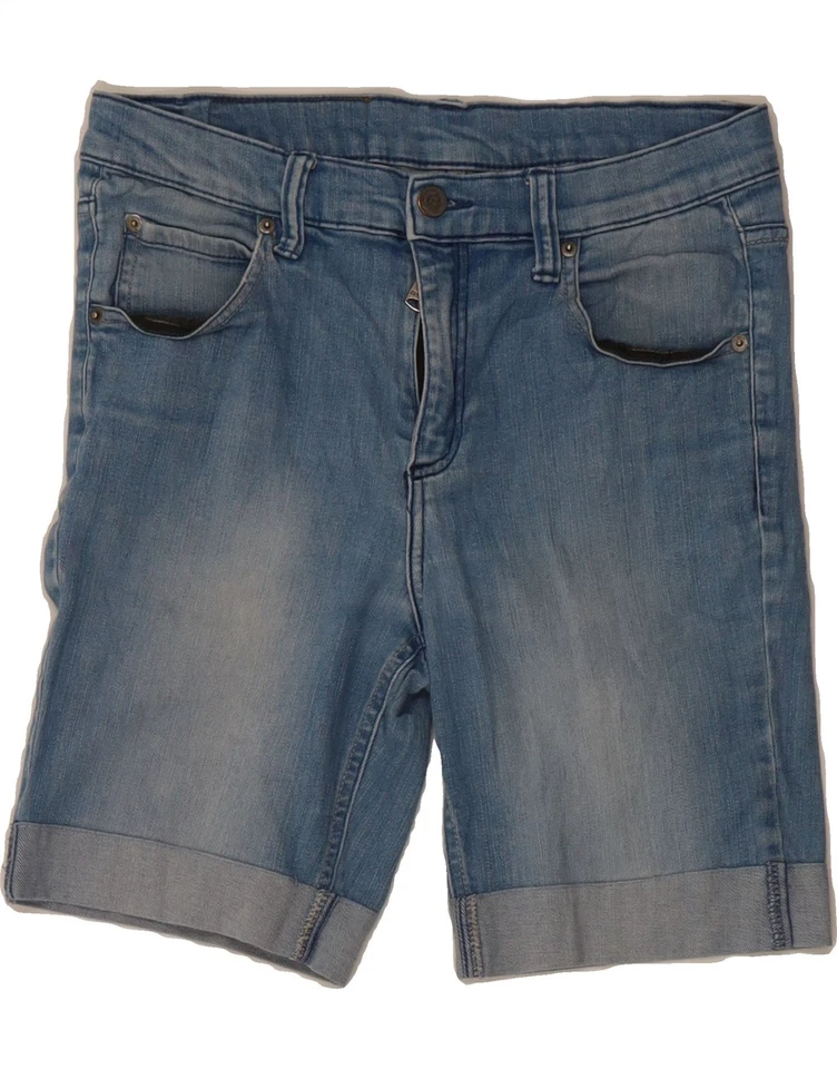 Pantalones cortos de mezclilla para hombre CHEAP MONDAY W34 grandes azules CO03 Foto 1 de 3