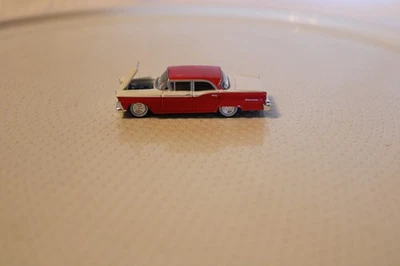 HO Scale CMW Mini Metals, 1950s 4 Door Ford Fairlane, Red & White - Image 1 of 4