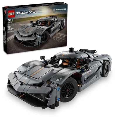 LEGO Technic Koenigsegg Jesko Absolut Grey Hypercar, Sports Car Building Set for - Image 1 of 4