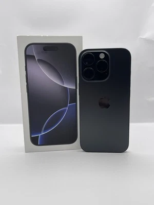 Apple iPhone 16 Pro - 128 GB - Black Titanium - Neuwertig - Differenzbesteuert* - Bild 1 von 3