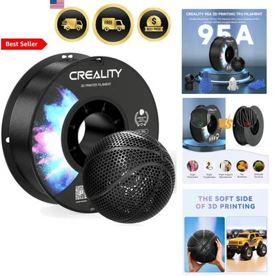 Filamento de TPU flexível para impressão 3D presentes de Halloween alta elasticidade 1,75 mm 1 kg - Imagem 1 de 4