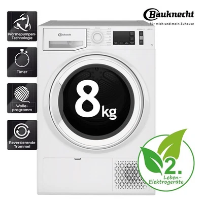 Bauknecht TKAO83N Wärmepumpentrockner ActiveCare 8kg  RO_TKAO83N_R - Bild 1 von 4