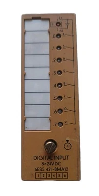 Siemens 6ES5 421-8MA12 modulo Ingressi digitali 8x24Vdc P/Simatic S5 90/95/100 - Immagine 1 di 4