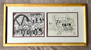 Disney 101 Dalmatians Hopeful Pups Sericel Cel Framed Limited Edition 5000 COA - Picture 1 of 6
