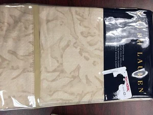 Ralph Lauren Fleur Du Roi Euro Sham Tan And Gold NIP Archival Collection - NWT - Picture 1 of 4