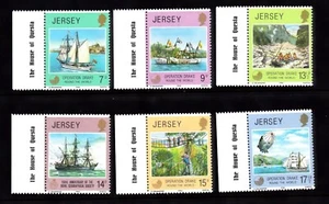 JERSEY #236-241 MNH OPERATION DRAKE, 2 YEAR SCIENTIFIC EXPEDITION ROUND WORLD - Picture 1 of 1