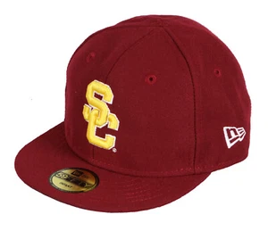 NEW ERA Infant 59Fifty USC Trojans Fitted Cap sz 6 Years (48.3 cm) Burgundy - Picture 1 of 4