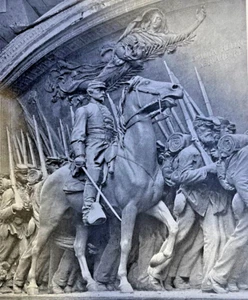 Shaw Memorial Sculptor Augustus St. Gaudens illustrated - Picture 1 of 9