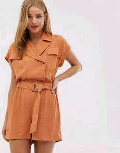 PULL&BEAR Utility Romper Size L *no Belt* - Picture 1 of 12