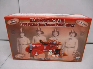 2006 Bloomsburg Fair 1936 Toledo Fire Engine Pedal Truck 1/8 - Picture 1 of 3
