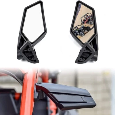 2pcs UTV Rearview Mirror for Bombardier Can-Am Maverick X3 Turbo(R) 2017-2023 Foto 1 de 4