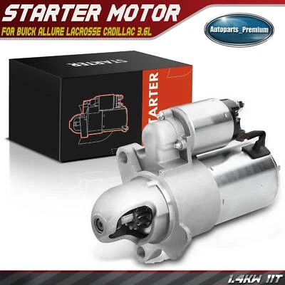 Motor de arranque para Buick Allure LaCrosse 2005 Cadillac V6 3,6 L 1,4 KW 12 V CW 11T Foto 1 de 4