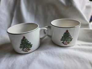 2 TABLETOPS UNLIMITED CHRISTMAS TIME Cups/Mug #OSSH - Picture 1 of 7