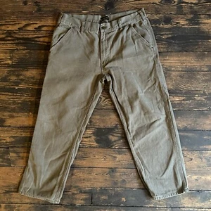 STANLEY Utility Work Pants Men's Size 36x30 Regular Fit Canvas Straight Brown - Picture 1 of 6