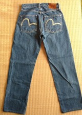 Denim Jeans  EVISU JEANS 2001 No.2 JAPAN DENIM W26.7