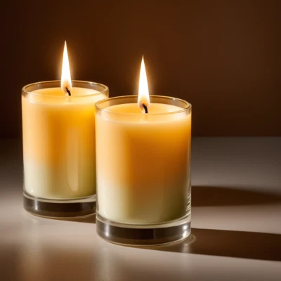 Premium Handmade Midi Glass Candles - 11 Unique Fragrances | Burns for 16 Hours. - Image 1 of 4