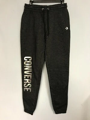 Pantalones deportivos Converse para mujer Star Chevron negros brillantes talla pequeña Foto 1 de 4