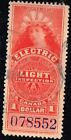 CANADA - STAMPS REVENUE - ELECTRIC - LIGHT PROTECTION - SERIES 1897  CA-3167