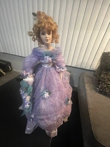 FRANKLIN MINT MARYSE NICOLE Southern Belle Charlotte PORCELAIN DOLL 1994 19” - Picture 1 of 13