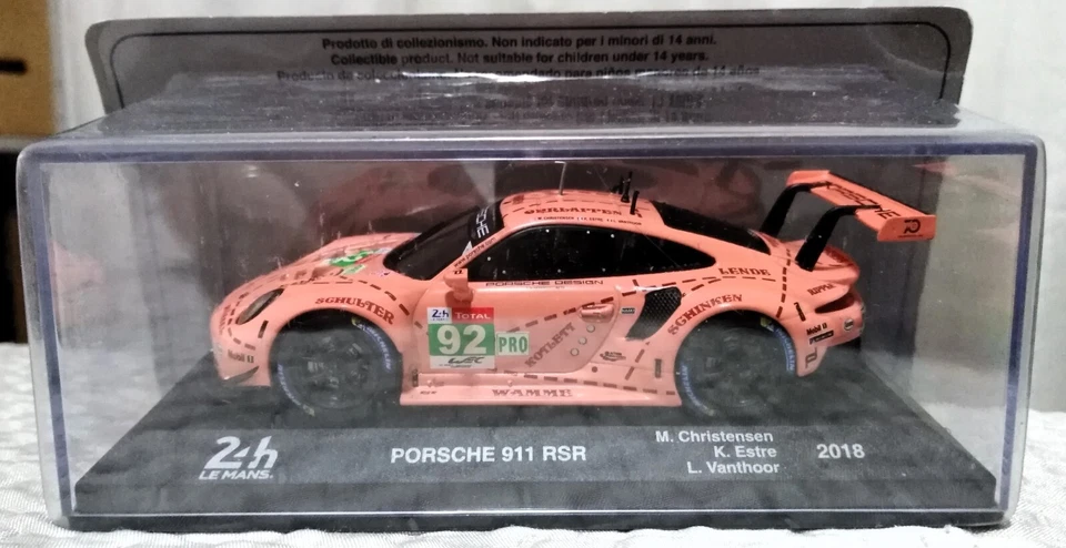PORSCHE 911 RSR CHRISTENSEN/ESTRE/VANTHOOR LE MANS 2018 (24H LE MANS COLL.) - Immagine 1 di 1