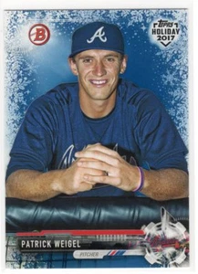 2017 Topps Holiday Bowman Patrick Weigel Blue Winter Wonderland Snowflake #11/50 - Bild 1 von 1