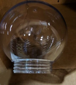 GLOBE LEXAN 6" CLEAR SPHERE UNBREAKABLE POLYCARBONATE HOLLOW BALL 14524-24 - Picture 1 of 1