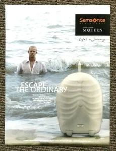 Rare 2007 Vintage Harpers Bazaar Magazine Advert Samsonite Alexander McQueen - Picture 1 of 1