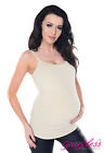 Purpless Maternity Pregnancy and Nursing Cami Top with Bust Support Panel 8028