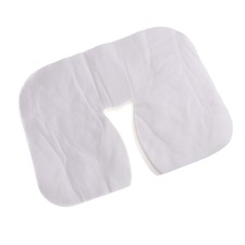 100x Gesichtsmassage Abdeckung Pad Einweg SPA Bett Tisch Gesicht Loch Kissen