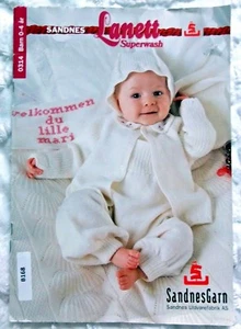 * LIBRO DE TEJIDO Y GANCHILLO PARA BEBÉ PEQUEÑO Sandnes Lanett tallas 0-4 años # 0314 - Imagen 1 de 8
