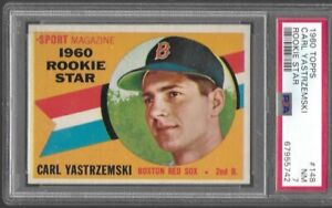 1960 Topps Carl Yastrzemski Rookie Card #148 PSA 7 (Set Break)