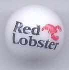 Red Lobster White Glass Marbles