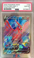 PSA 10 Ho-Oh V #140 Silver Tempest Full Art Pokemon Card GEM MINT