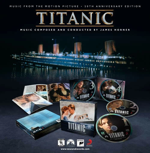 James Horner ‎– Titanic (1997) Complete+Alternate Score 4CDs / Newly Remastered! - Bild 1 von 3