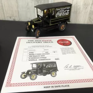 Rare Danbury Mint 1925 Ford Coca Cola Delivery Truck Danbury Mint Diecast Car - Picture 1 of 10