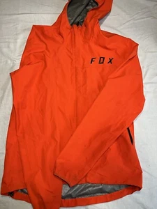 Fox Racing Ranger Water Jacket Mens Medium Orange - Picture 1 of 5