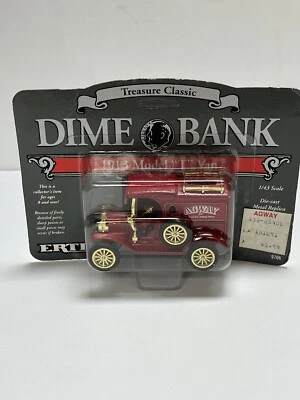 ERTL Treasure Classic 1913 Model T Van Dime Bank 1/43 Die Cast Replica AGWAY - Image 1 of 4