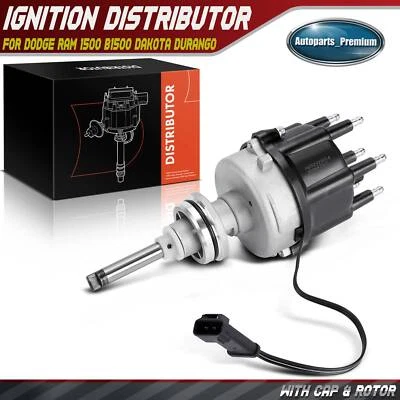 Ignition Distributor w/ Cap & Rotor for Dodge Ram 1500 B1500 Dakota Durango 3.9L - Image 1 of 4