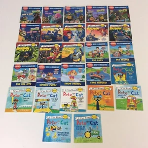 Batman Pete Cat Turtles Paw Patrol Phonics Kindergarten 1st Grade 27 Book Lot - Picture 1 of 4