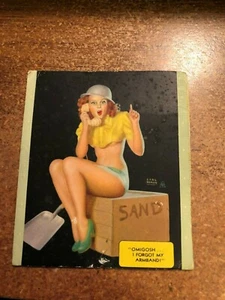 VINTAGE MUTOSCOPE ARTISTS PIN-UP GIRLS "OImigosh I Forgot My Armband" - Picture 1 of 2