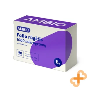 AMBIO Folic Acid 1000mg 90 Tablets Reduces Tiredness Pregnant Women Supplement - Picture 1 of 12