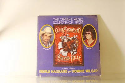 BRONCO BILLY - SOUNDTRACK - 1980 ELEKTRA VG+ (MERLE HAGGARD) LP VINYL RECORD - A - Image 1 of 3