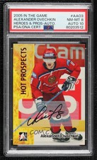 2005-06 ITG Heroes and Prospects Auto Alex Ovechkin #A-AO3 PSA 8 Rookie Auto RC
