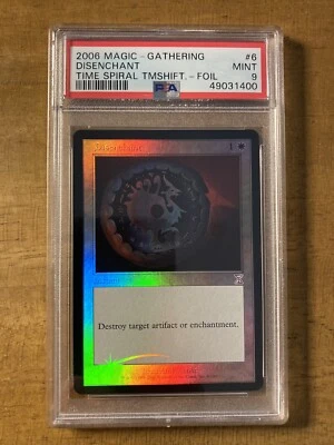 MTG✨DISENCHANT FOIL✨Time Spiral-Timeshifted PSA 9 MINT 2006 A. Weber Art POP 2 ! - Image 1 of 2
