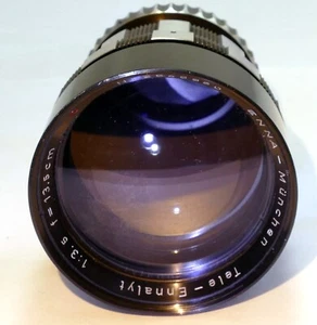 Enna-Munchen Tele-Ennalyt 135mm f3.5 Lens Exakta mount zebra - Picture 1 of 21