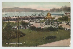 Rothesay Scotland Postcard Bandstand Circa 1909 - Picture 1 of 2