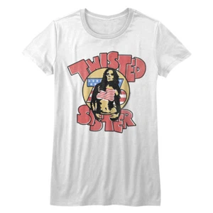 Twisted Sister 76 Girl In Tank Top Damen Fitted T-Shirt Heavy Metal Musik - Bild 1 von 3